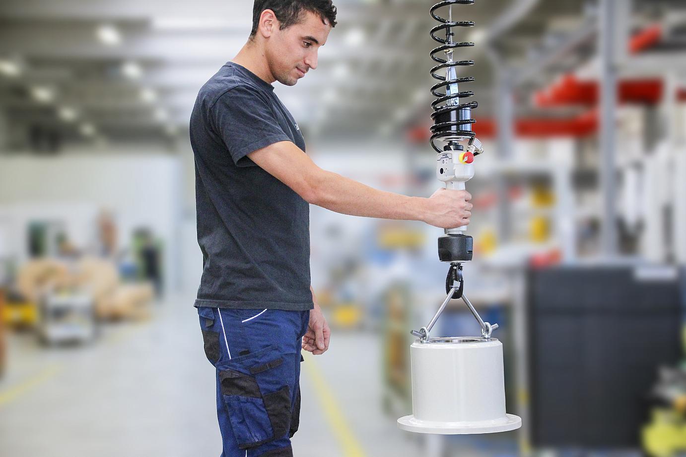 Elektro-Seilbalancer in der Anwendung